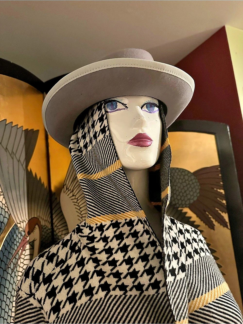 Gray Felt Hat, New